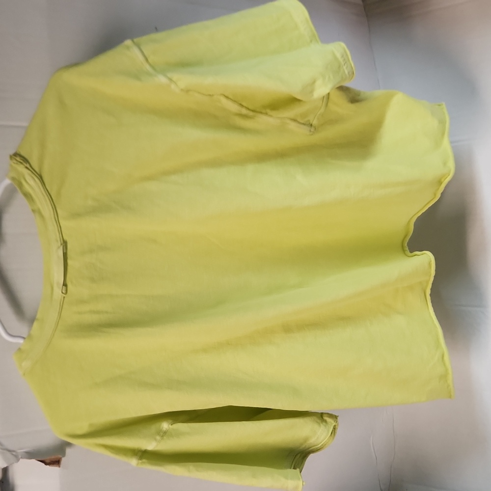 FP Movement by Free People Neon Yellow Crop Tee - Picture 4 of 4